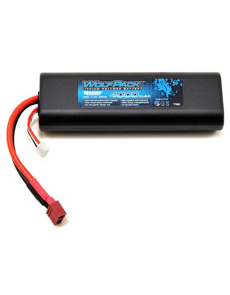 Reedy 4000mAh 2S 7.4V 35C LiPo T-Plug Dean's Hard Case - Hobby 2000