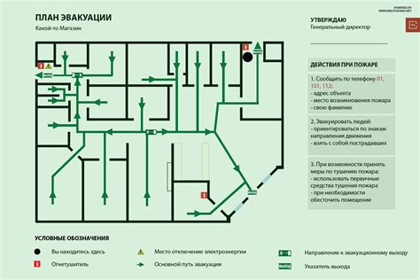 Разработка планов эвакуации при пожаре цена, проектирование и монтаж ...