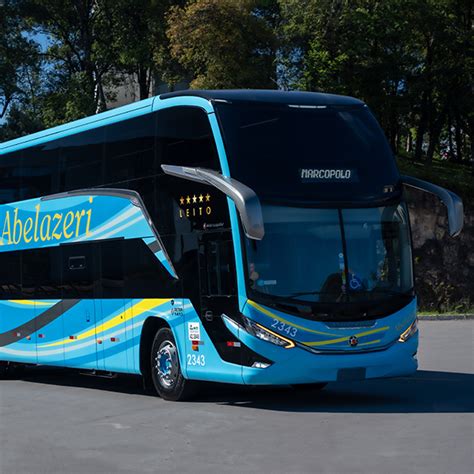 A Abelazeri apresenta seu primeiro ônibus rodoviário Marcopolo um