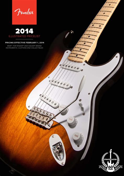 Fender Catalogs Guitar Compare Fender Price List Fender Brochures