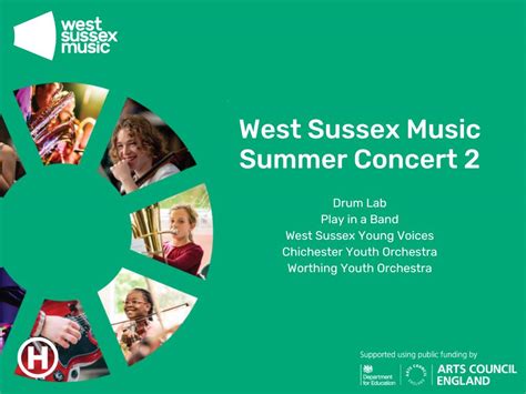 West Sussex Music Summer Concert Worthing Theatres And Museum