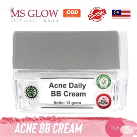 Acne Daily BB Cream Ms Glow Original Shopee Malaysia