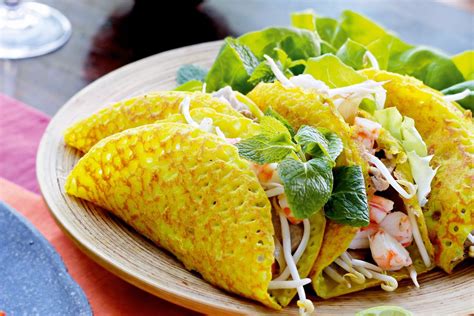 Crêpe Vietnamienne Farcie Au Porc Et Aux Crevettes ~ Cuisine Vietnam