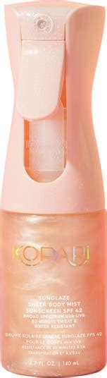 Kopari Sunglaze Sheer Body Mist Sunscreen Spf 42 Nordstrom