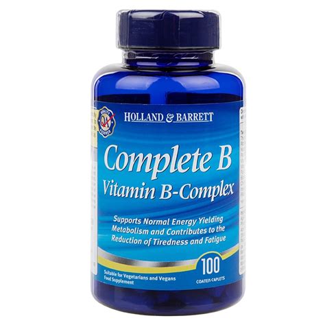 Complete B Vitamin B Complex Caplets Holland And Barrett