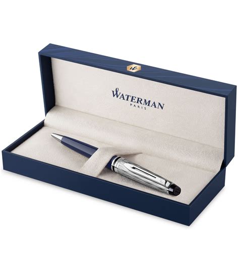 WATERMAN Expert L Essence Du Bleu Stylo Bille Bleu Recharge Bleue