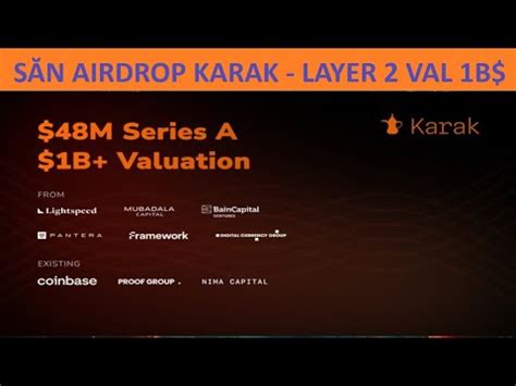 Cryptofx Săn airdrop Karak Layer 2 Raised 48M Định giá 1B Big