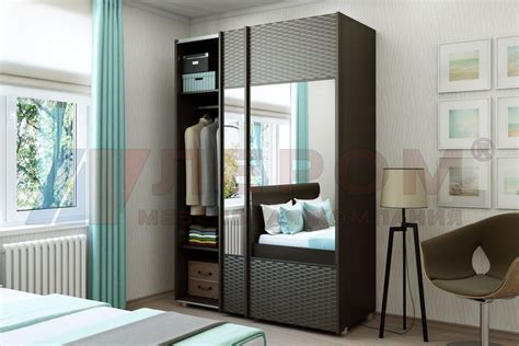 Купить Шкаф-купе Лером КП-222 дуб венге в Минске, Гомеле, Гродно ...