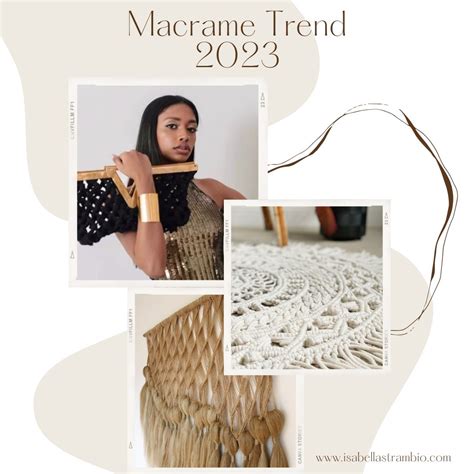 Macrame Trends In 2023 Isabella Strambio Blog