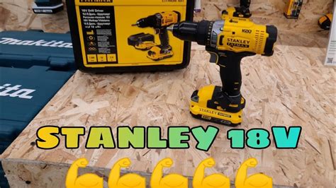 Шуруповерт STANLEY 18V - лучший в своей ценовой категории - YouTube