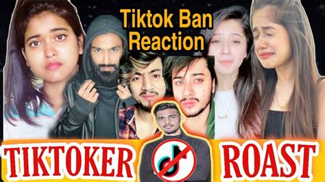 Tiktokers Reaction On Tiktok Ban😭 Tiktok Roast Tiktoker Crying😭