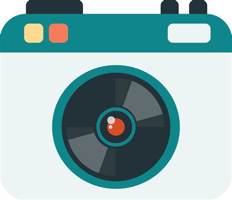 Digital Camera Illustration In Minimal Style 14869101 Vector Art At