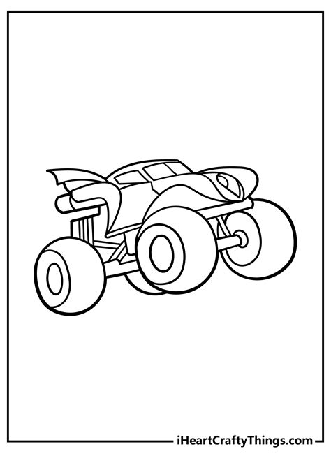 Batman Monster Truck Coloring Pages