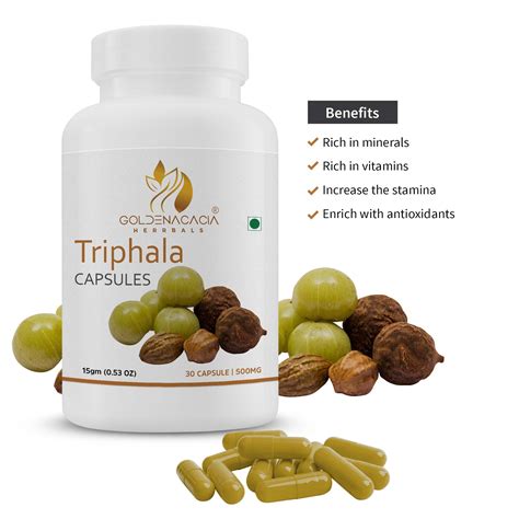 Triphala Capsules – Goldenacacia Herrbals