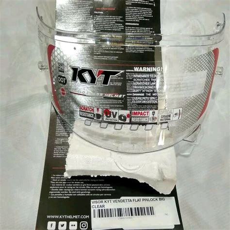 Jual Kaca Visor Flat Visor Helm KYT Vendetta 2 Falcon FR Original Di