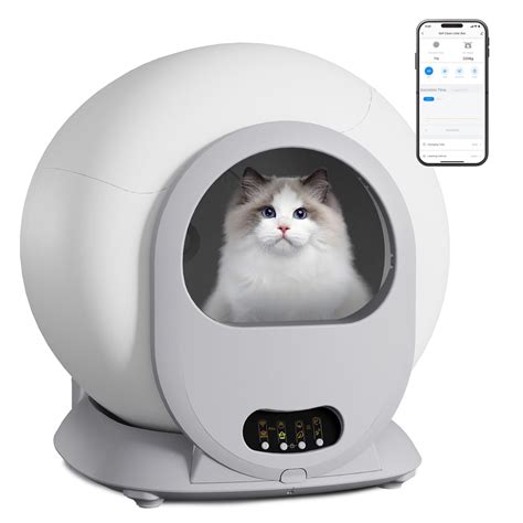 Snapklik.com : Meovert Self Cleaning Cat Litter Box,Automatic Litter ...