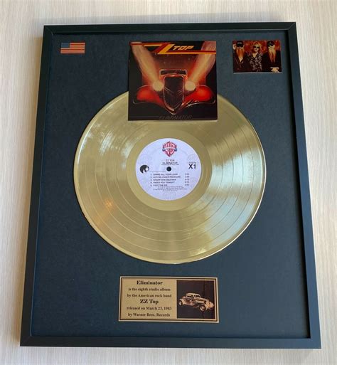 Popsike ZZ Top Eliminator 1983 GOLD VINYL WARNER US FIRST PRESS