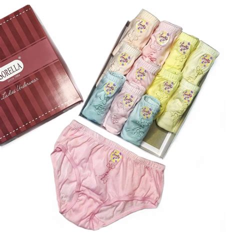 Sorella Ultra Soft Cotton In Bikini Panty Pack BCIE Pastel Pink Yellow Blue Peach Coral