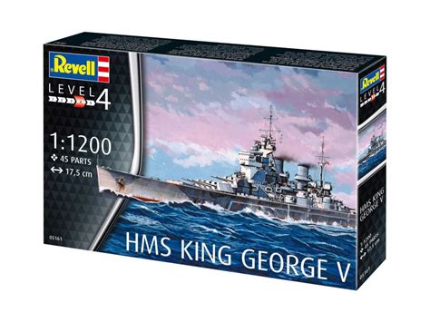 Plastic ModelKit loď 05161 - HMS King George V (1:1200) | Car-model-kit.com