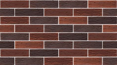 Облицовочный кирпич Воротынский одинарный 1 НФ Микс 8 (антик руст ...