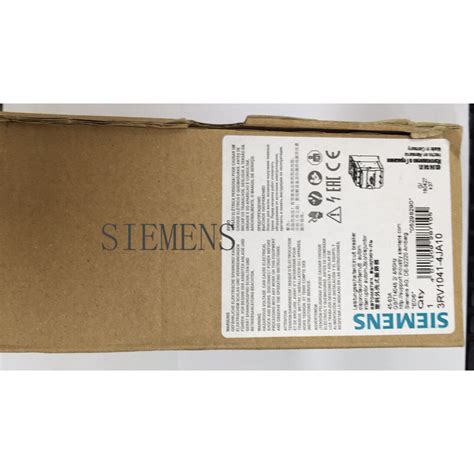 NEW Siemens Plastic Case Circuit Breaker 3RV1041 4JA10 3RV10414JA10