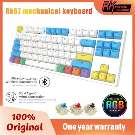 Royal Kludge Rk Keys Hot Swappable Wired Backlit Rgb Tkl Teclado Gaming Computer Keyboard