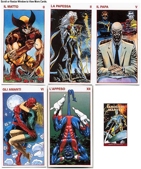 Tarocchi Marvel Via The Tarot Garden Ultimate Tarot Wish List Item