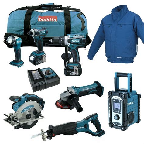 MAKITA LXT 18V 12tlg Akku Werkzeug Set DFJ304 Z XL Akku Klima Jacke