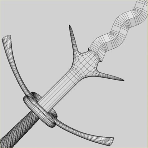 3d model sword