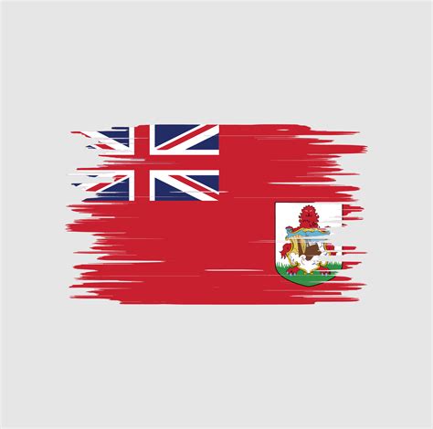 Bermuda flag brush stroke, national flag 5894940 Vector Art at Vecteezy