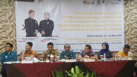 Dpmptsp Kota Pekalongan Fasilitasi Pengusaha Selesaikan Permasalahan