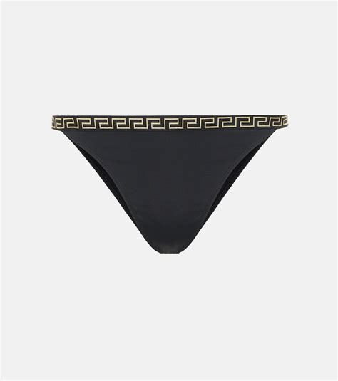 Versace Greek Key Bikini Bottoms Versace