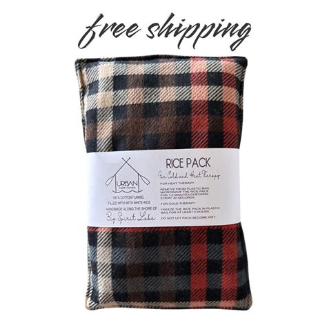 Microwavable Rice Bag Hot Or Cold Therapy Reusable Hot Or Cold Pack Pain Comfort Flannel Rice