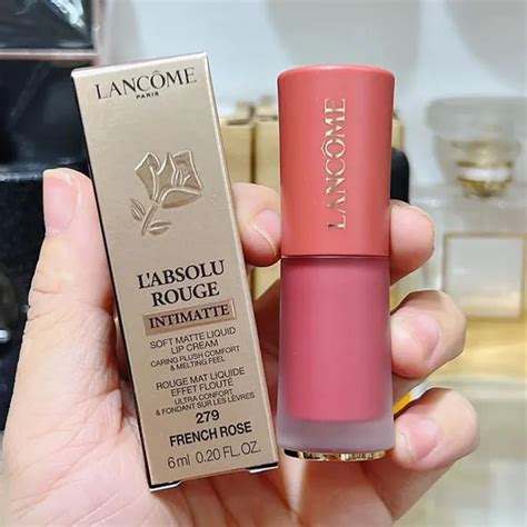 Son Kem Lancôme Labsolu Rouge Intimatte Liquid Lip French Rose Màu Hồng Nude ml Mẫu Mới