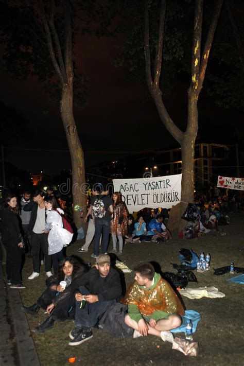 Protestas Del Parque De Gezi En Estambul Foto De Archivo Editorial