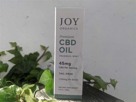 Joy Organics CBD Oil Review CBD Sloth