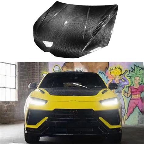 Dry Carbon Fiber Front Engine Hood Bonnet For Lamborghini URUS