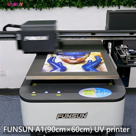 Funsun A1 Large Format 3d Effect Uv Flatbed Printer 6090 Sign Uv Led