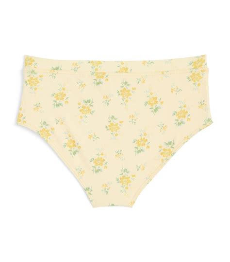 Frankies Bikinis Yellow X Gigi Hadid Floral Bikini Bottoms Years Harrods UK
