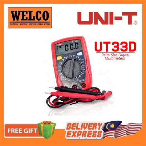 UNI-T DIGITAL MULTIMETER / MULTITESTER [UT33D] | Lazada