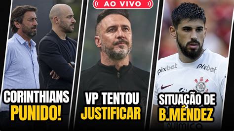 CORINTHIANS IMPEDIDO DE REGISTRAR NOVOS JOGADORES DECLARAÇÃO DE VÍTOR