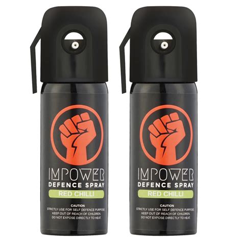 Buy IMPOWER Self Defence Red Chilli Spray Sprays Upto 12 Feet And 45