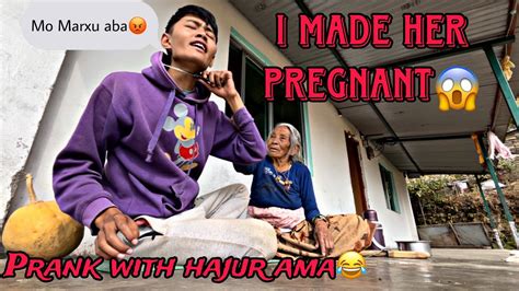 I Made Her Pregnant😱 Prank Going Wrong😂 Hajur Ama Risayo😡 Nima