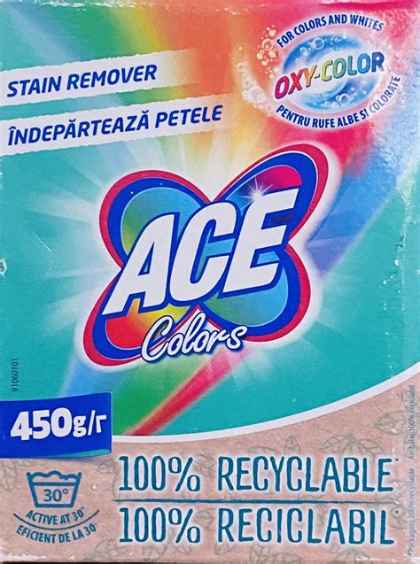 Пятновыводитель кислородный Ace "Oxi Magic Color", порошкообразный, для ...