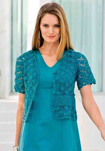 Вязаные жакеты