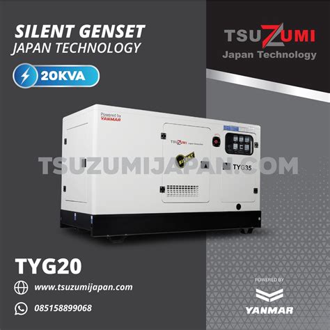 Jual Genset Super Silent Yanmar Kva Tyg Made In Japan Shopee