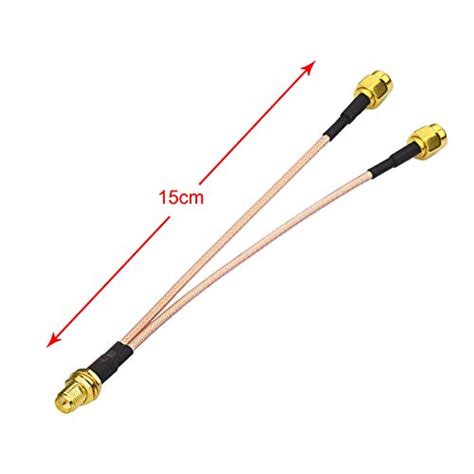 Bingfu WiFi Antenna Aerial Extension Coaxial Cable RP SMA Male To RP