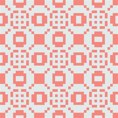 Pixel Art Seamless Pattern Vector Illustration Vector Art At