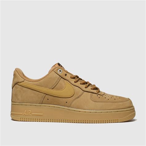 Nike Tan Air Force 1 07 Trainers - Trainerspotter