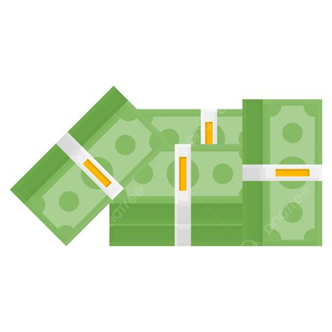 Green Money Stack Vector Design, Money, Stack, Green PNG and Vector ...